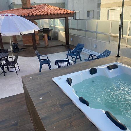 Cobertura Guaruja Apto Com Jacuzzi E Churrasqueira Εξωτερικό φωτογραφία