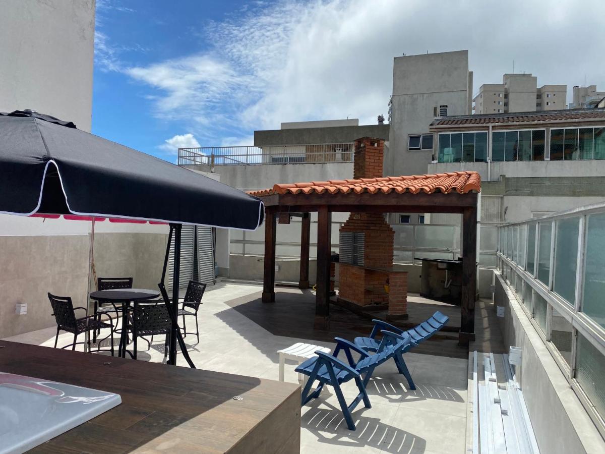 Cobertura Guaruja Apto Com Jacuzzi E Churrasqueira Εξωτερικό φωτογραφία