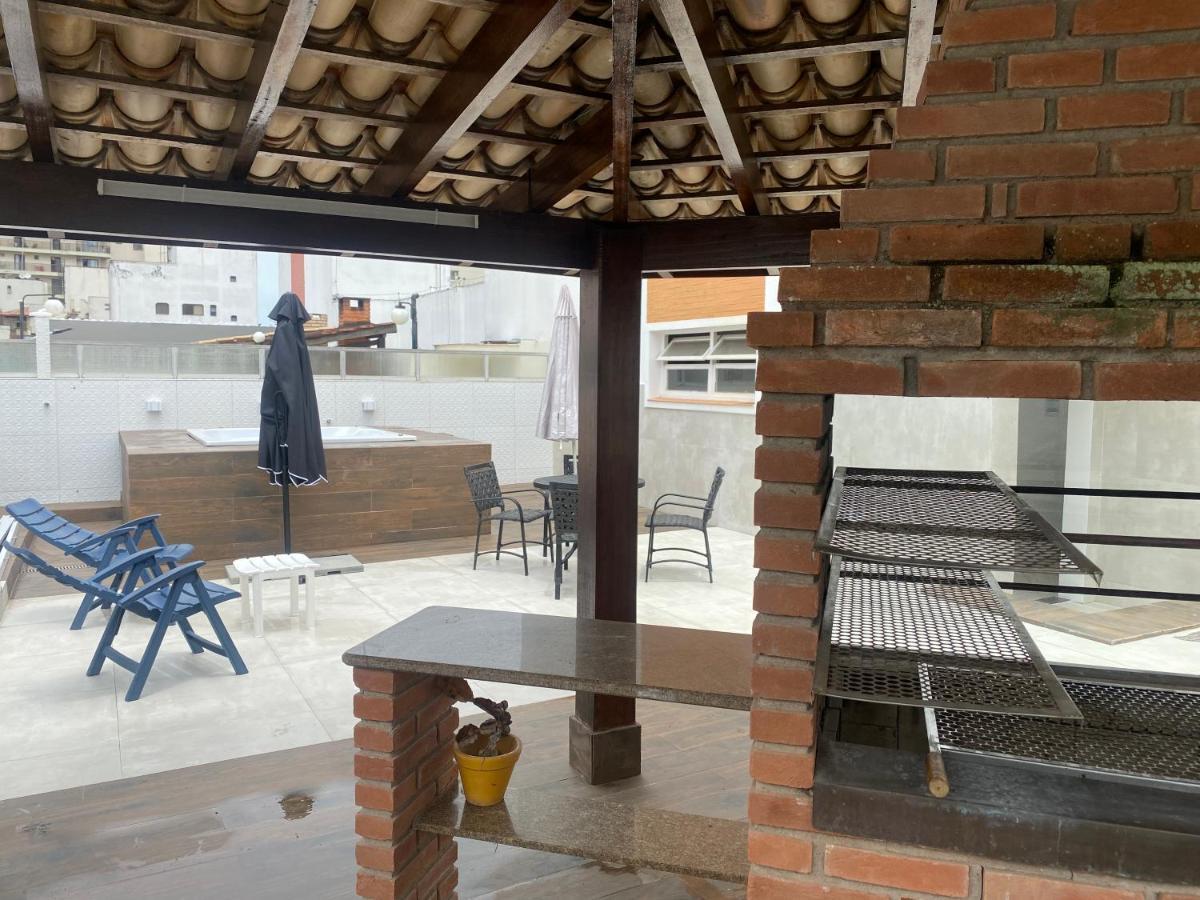 Cobertura Guaruja Apto Com Jacuzzi E Churrasqueira Εξωτερικό φωτογραφία