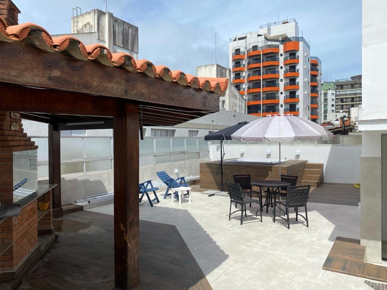 Cobertura Guaruja Apto Com Jacuzzi E Churrasqueira Εξωτερικό φωτογραφία